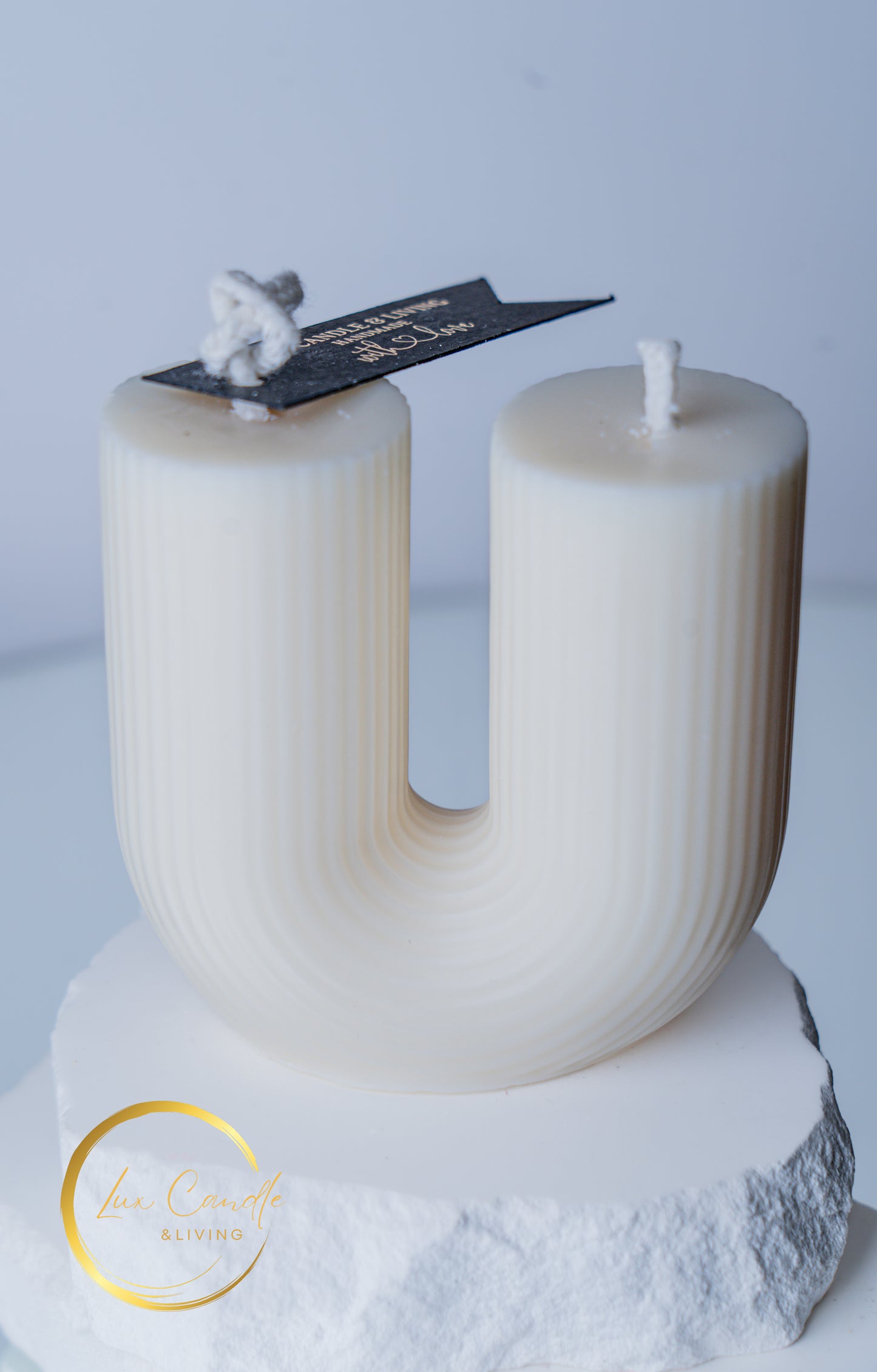 Boho Rainbow Candle