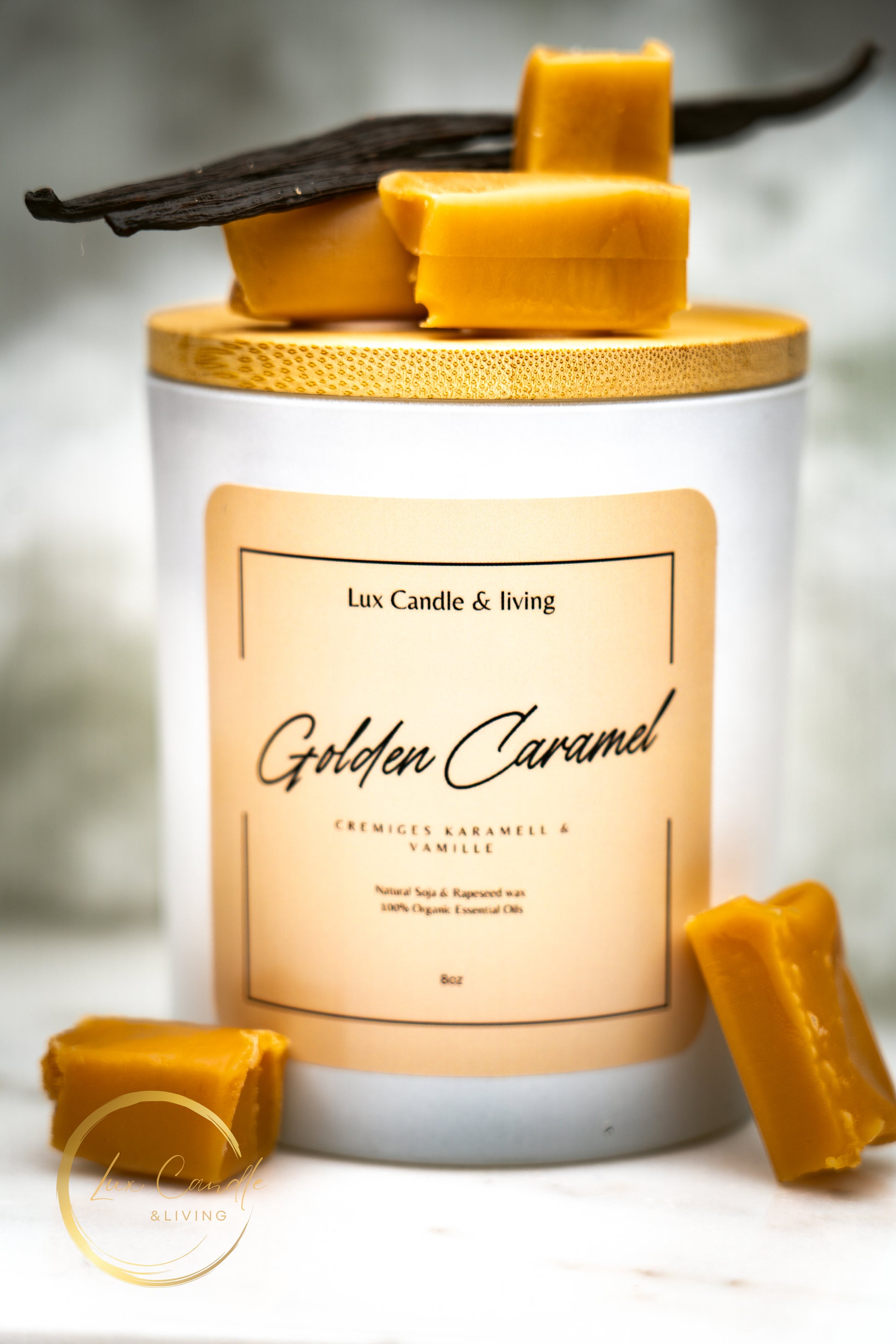 Golden Caramel - Lux Candle & living