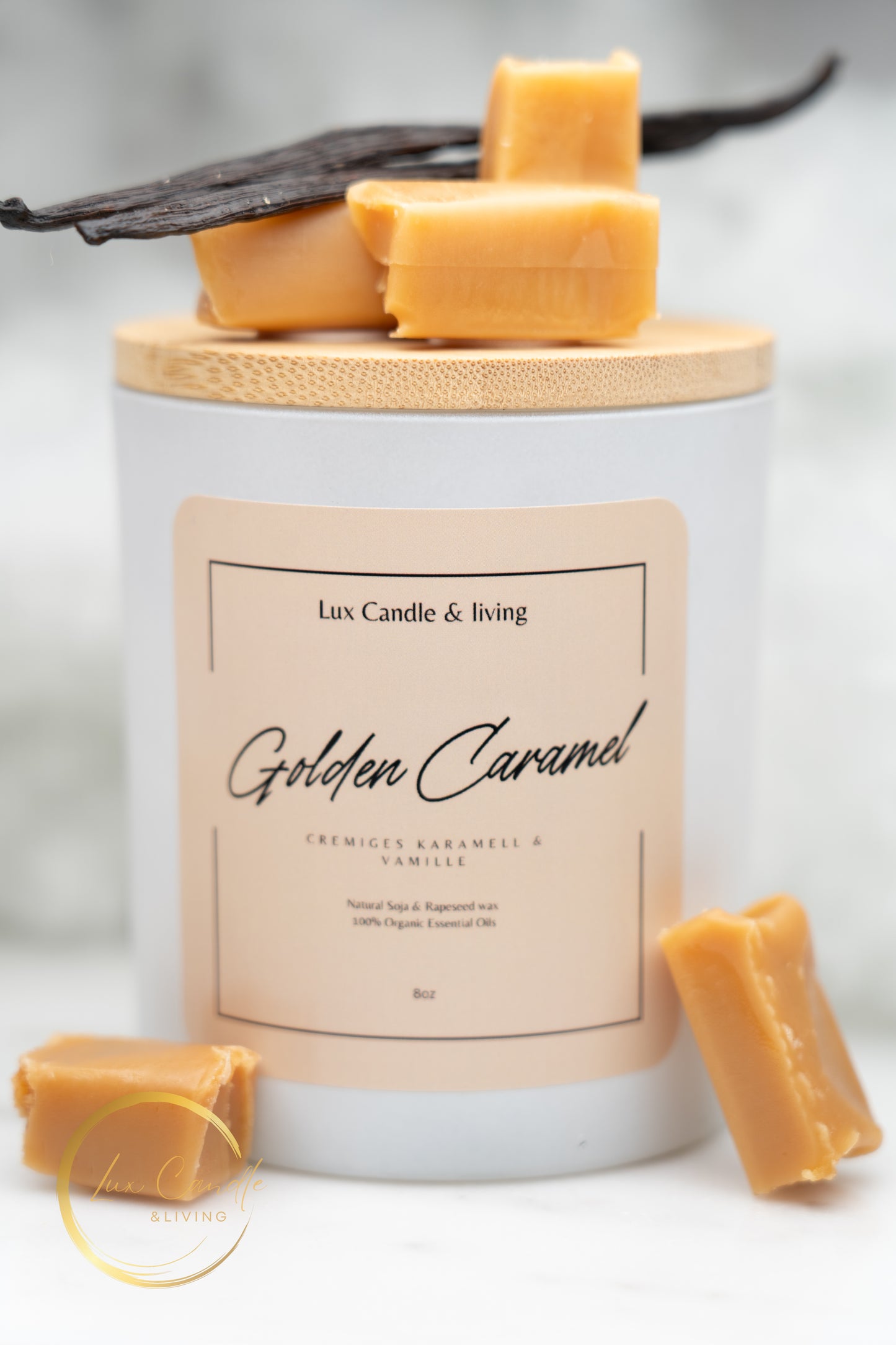 Golden Caramel - Lux Candle & living