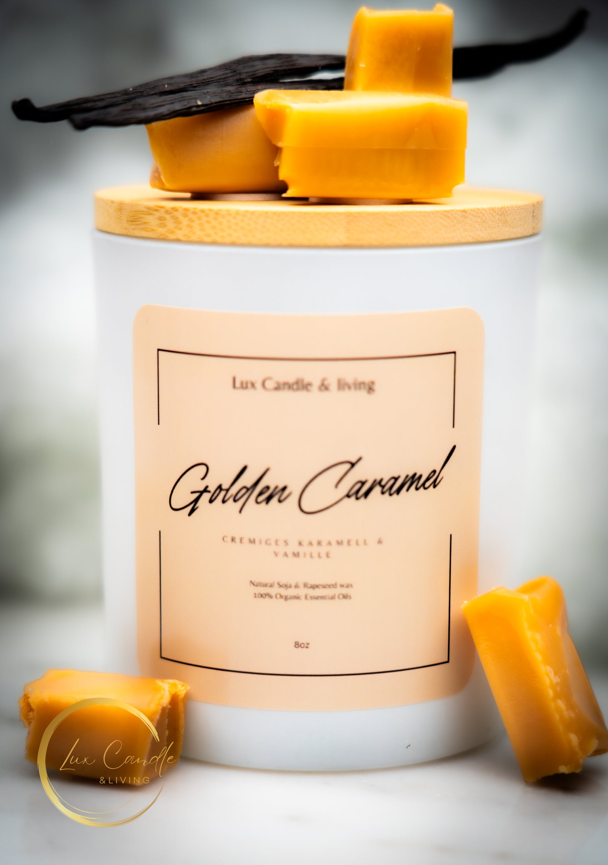 Golden Caramel - Lux Candle & living