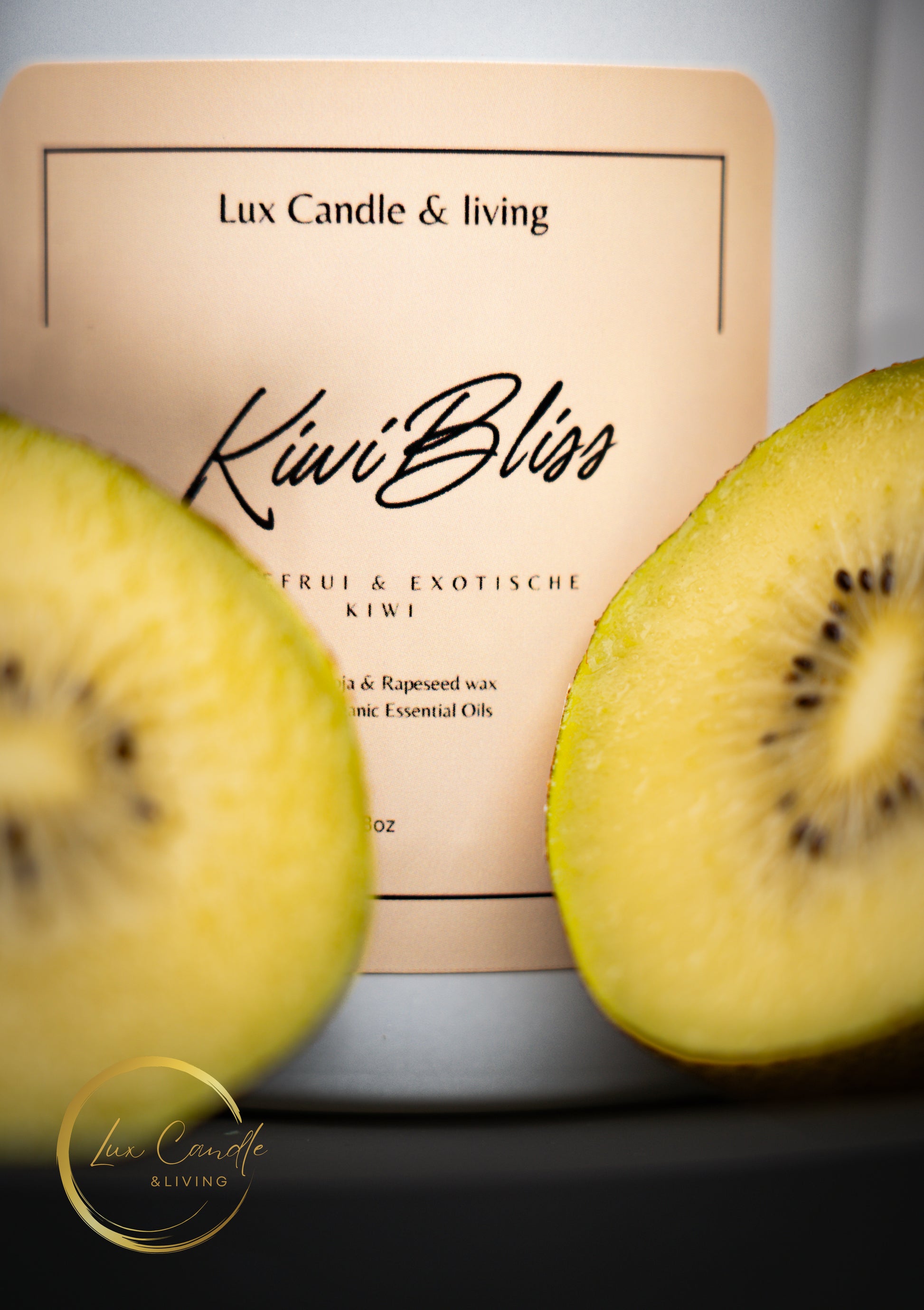 Duftkerze Kiwi Bliss - Lux Candle & living