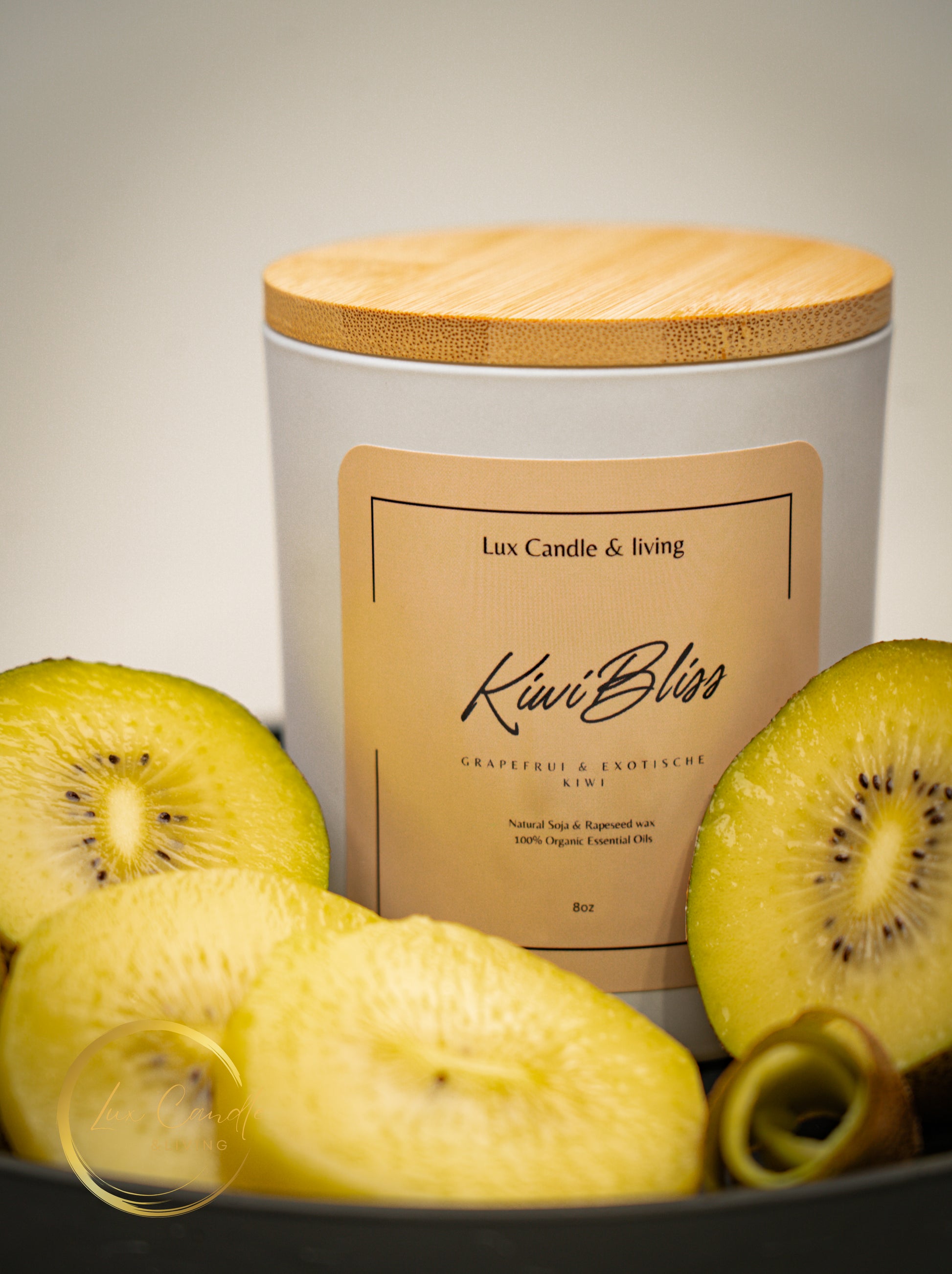 Duftkerze Kiwi Bliss - Lux Candle & living