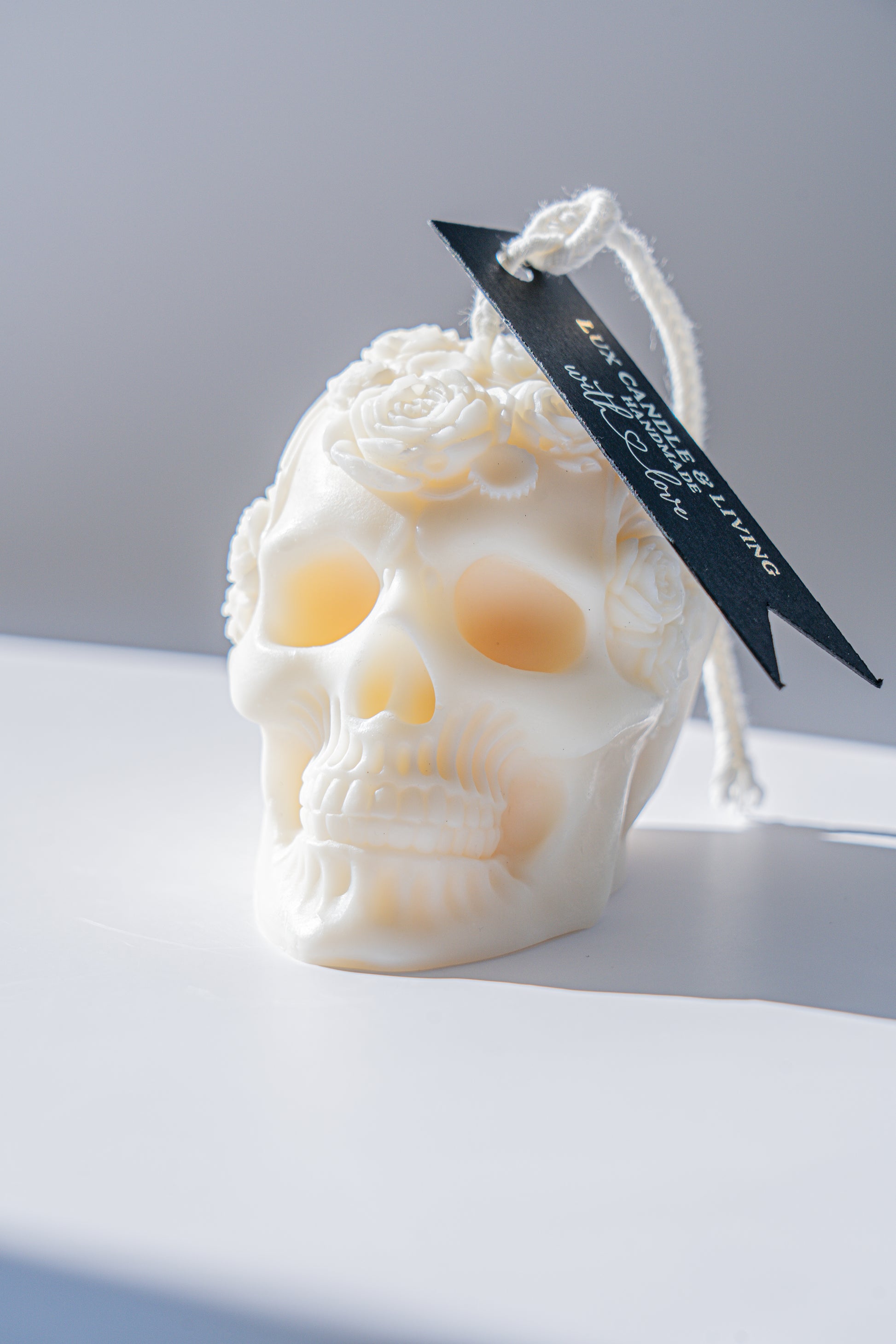 Floral Skull - Lux Candle & living