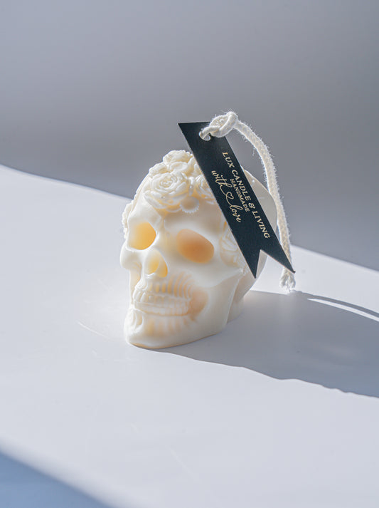 Floral Skull - Lux Candle & living